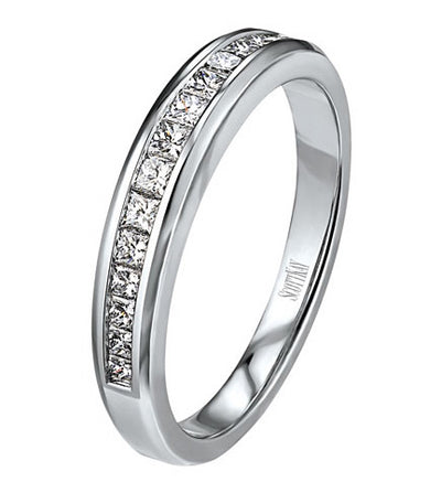 Platinum Scott Kay 'Contemporary' Band with Diamonds 0.34 Carats