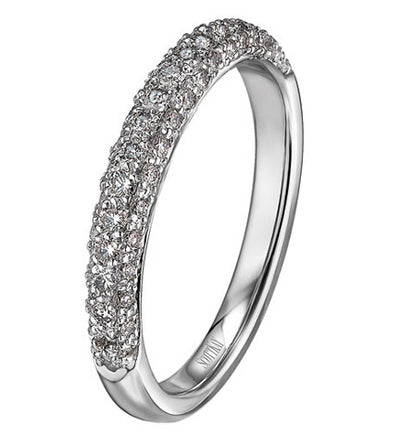 Scott Kay B1165RD10PP Platinum Contemporary Band with Diamonds 0.44 Carats