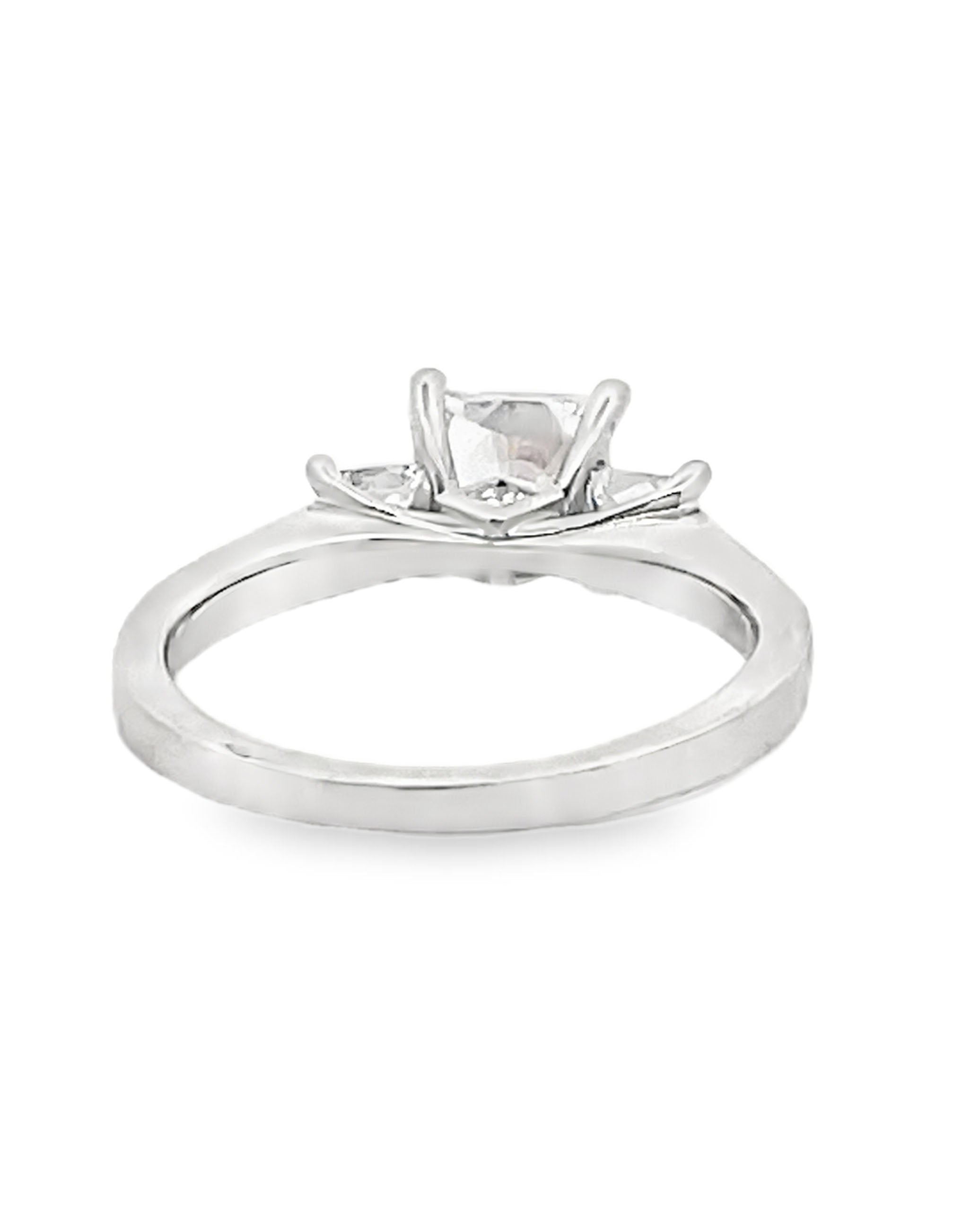 Platinum Scott Kay Crown Engagement Ring