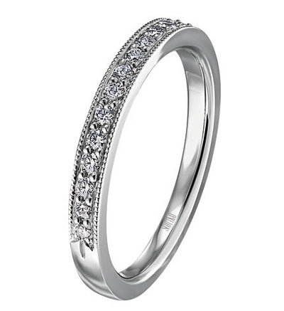 Platinum Scott Kay 'Contemporary' Band with Diamonds