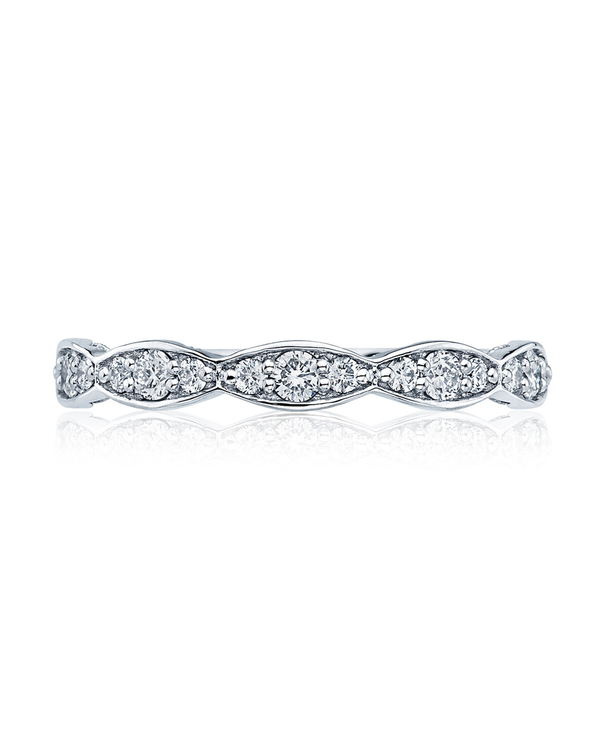 Tacori 46-2 Simply Tacori 0.27 Carat 3/4 Way Diamond Band Ring