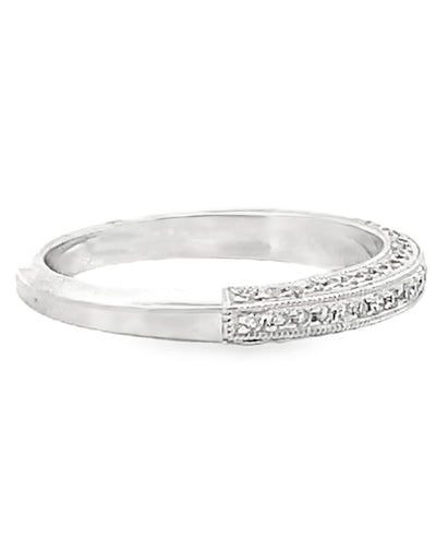 Kirk Kara SS6947A-B1 Carmella Hand Engraved Wedding Band