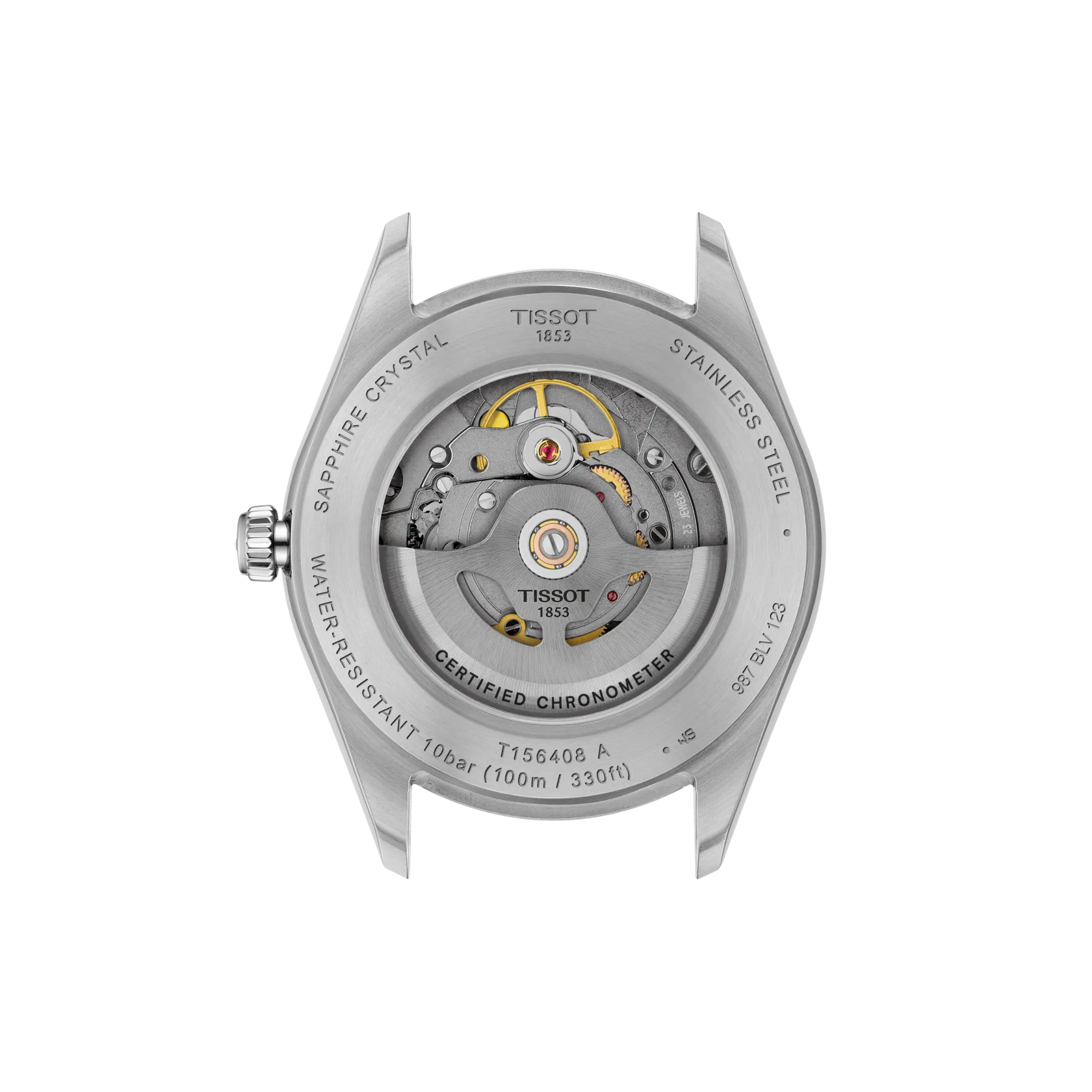 Tissot T156.408.11.033.00 Ballade Watch with Silver Dial