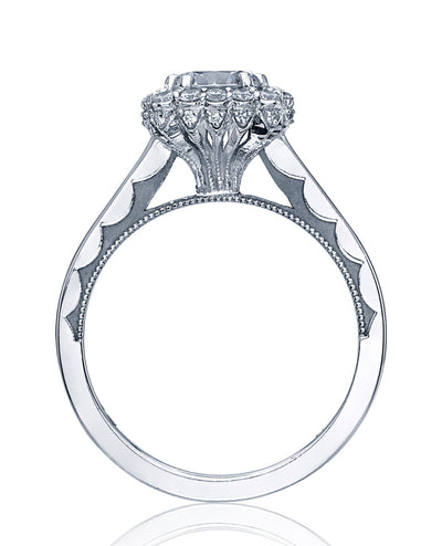 Tacori 55-2 Full Bloom Engagement Ring Setting for Cushion Cut 6.5 Millimeter Stone