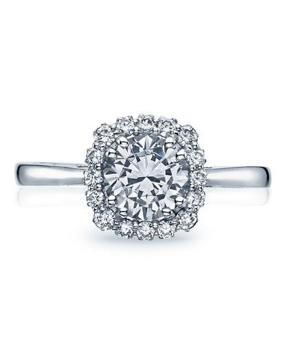 Tacori 55-2 Cushion Cut 6.5 Millimeter Full Bloom Engagement Ring Setting