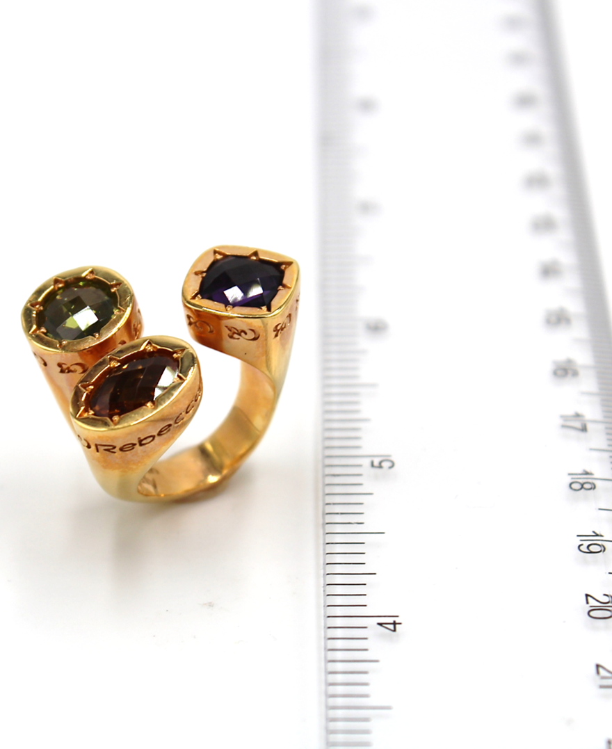 Rebecca Gioielli Tri Color Bronze Ring