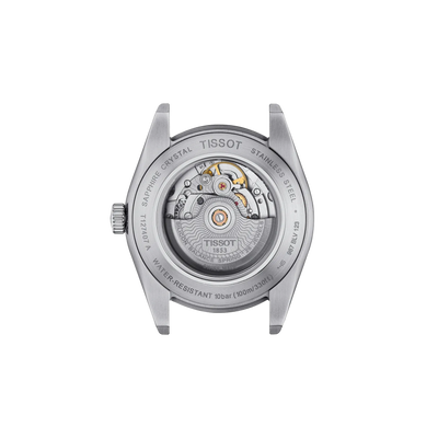 Tissot T127.407.11.041.00 Gentleman Powermatic 80 Silicium 40mm Watch with Blue Dial