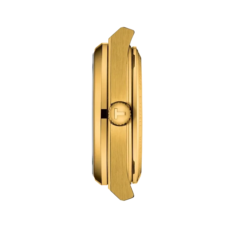 Tissot PRX 35mm Powermatic 80 Swiss Automatic Watch with Gold Color Dial
