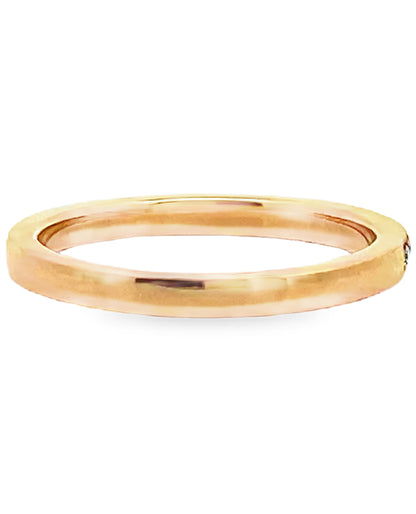 Kirk Kara K1250D-B Angelique Pink Gold Ring with Round Diamonds