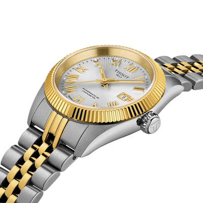 Tissot T156.208.22.033.01 Ballade Two-Tone Gold and Silver Color 30MM with Swiss Automatic Movement