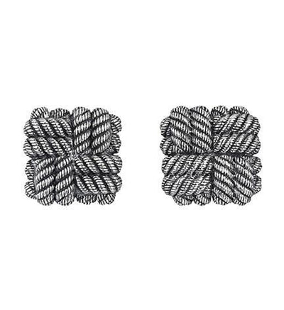 Scott Kay GC3048SPM Men's Square Braided Cufflinks in Sterling Silver