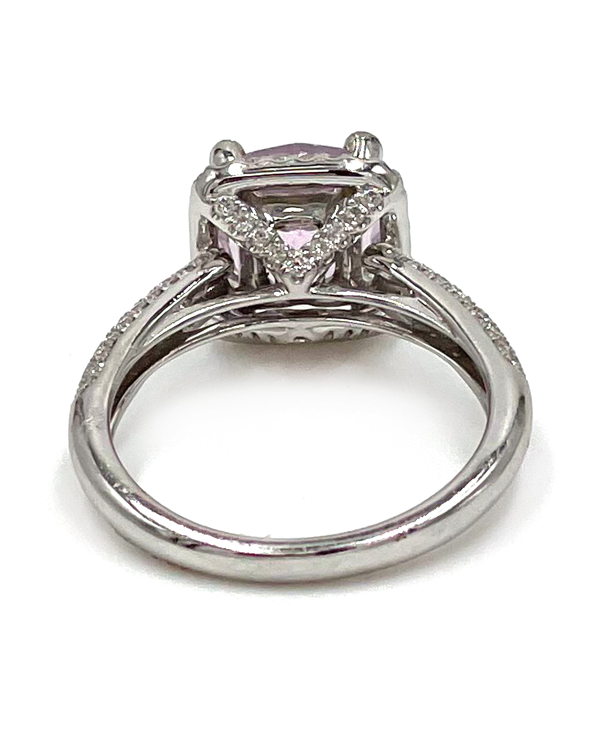 Vanna K 18K White Gold Ring with Kunzite