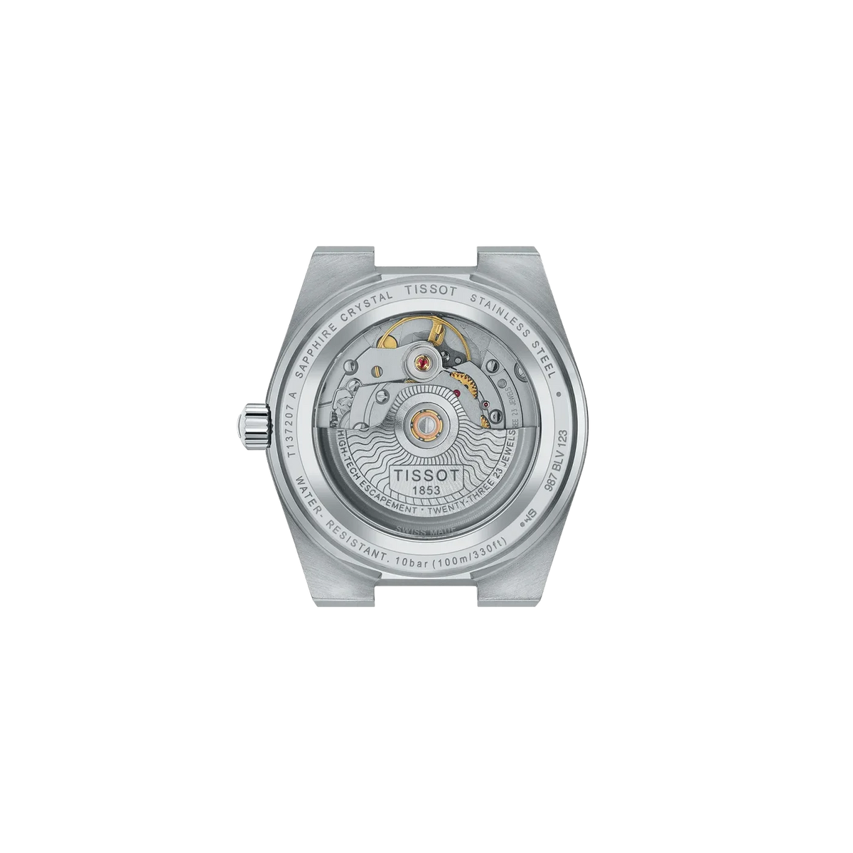 Tissot T137.207.11.111.00 PRX 35mm Swiss Automatic Watch with Mother of Pearl Dial, Powermatic 80