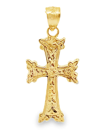 14K Yellow Gold Armenian Cross