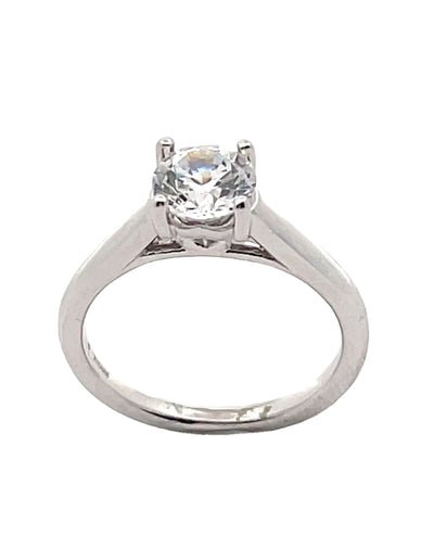Ritani 1RZ1178 14k White Gold Solitaire Engagement Ring Setting