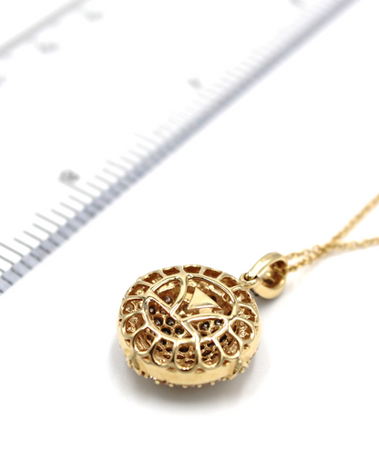 Le Vian Chocolate Diamond Necklace in 14K Yellow Gold