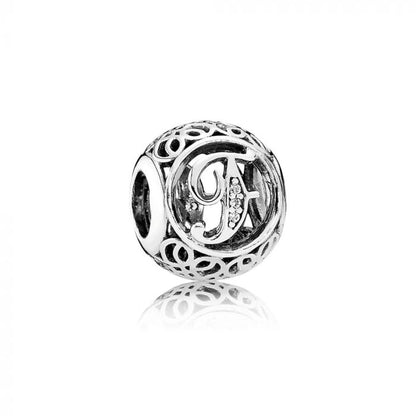 Pandora 791850CZ Vintage F, Clear CZ