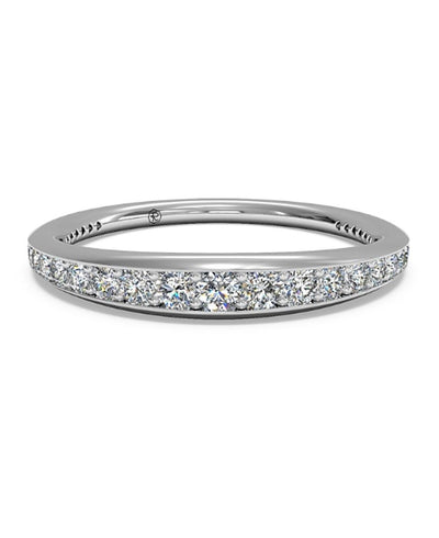Ritani 92378AR14WG-65 14K Wedding Band with Diamonds 0.39 Carats