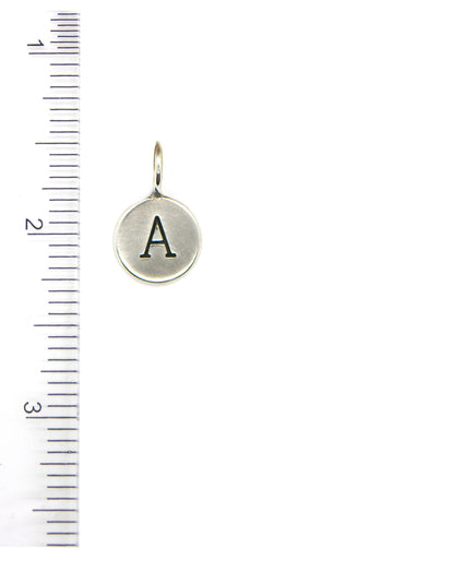 Heather B. Moore Sterling Silver A Initial Charm