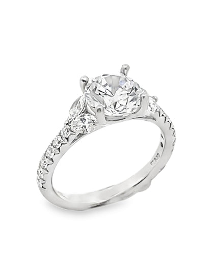 Designs By Vatche Platinum Engagement Ring
