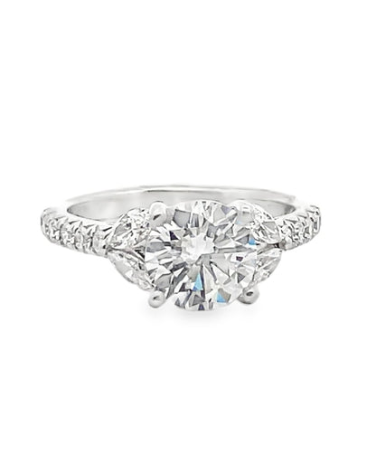 Designs By Vatche Platinum Engagement Ring