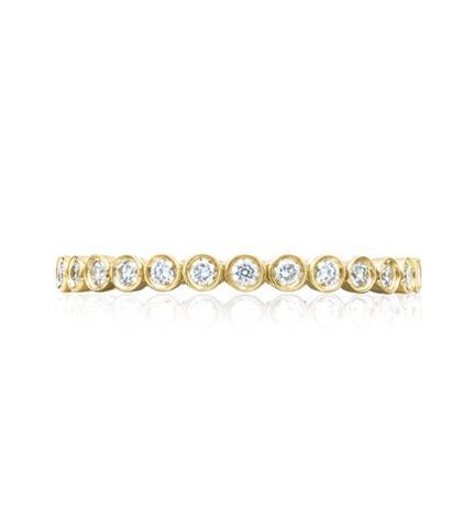 Tacori 200-2ETY Sculpted Crescent Eternity Ring in 18K Yellow Gold