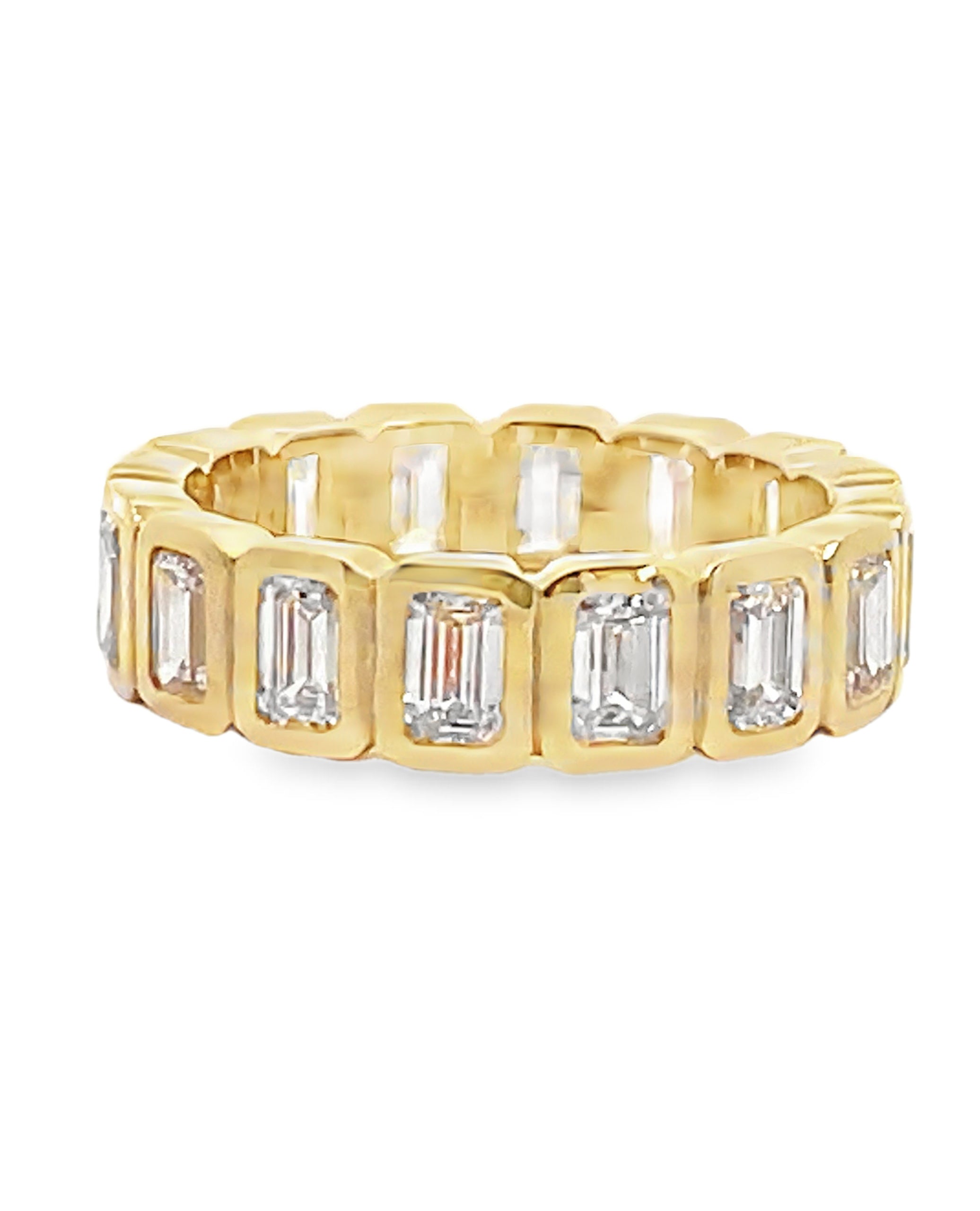 14K Yellow Gold Lab Grown Diamond Ring