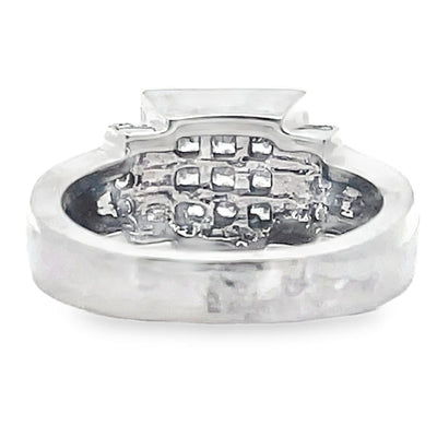 18K White Gold Ring with Diamonds 1.48 Carats