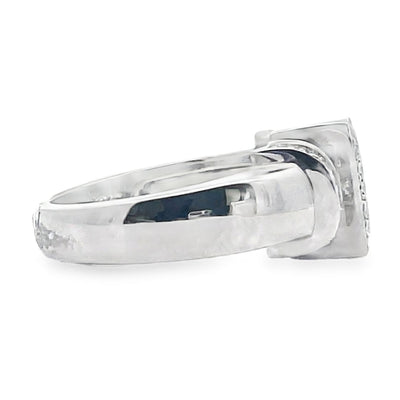 18K White Gold Ring with Diamonds 1.48 Carats