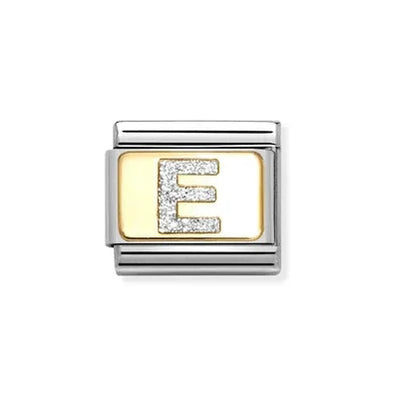 Nomination Composable Link 030291/05 Glitter Letter E