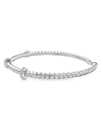 Marcello Pane BRFO 290G Sterling Silver Cuff Bangle Bracelet