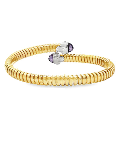Marcello Pane BRFO 345G-V Sterling Silver Bracelet with Gold Overlay