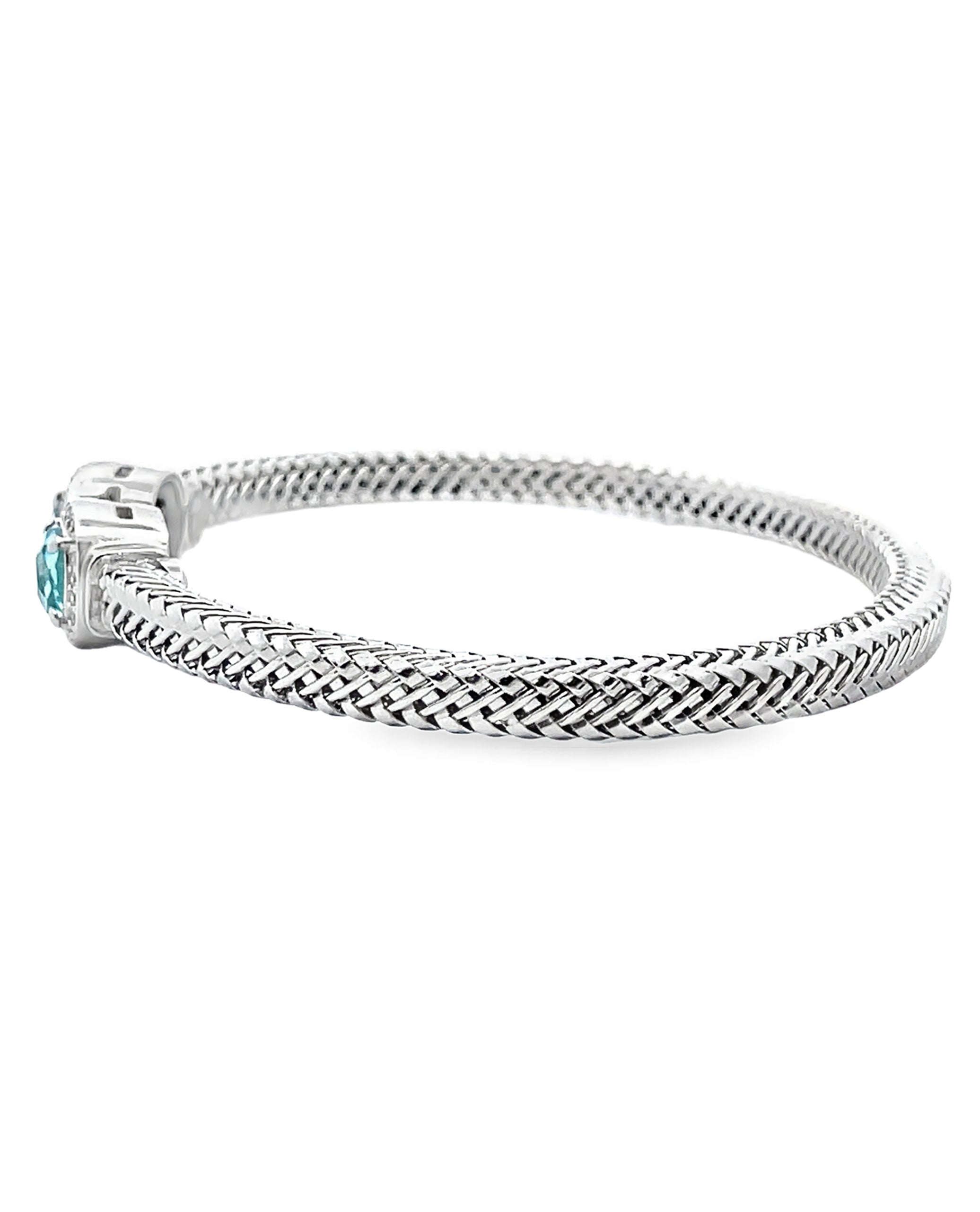 Marcello Pane BRFO 369BA Sterling Silver Bangle Bracelet