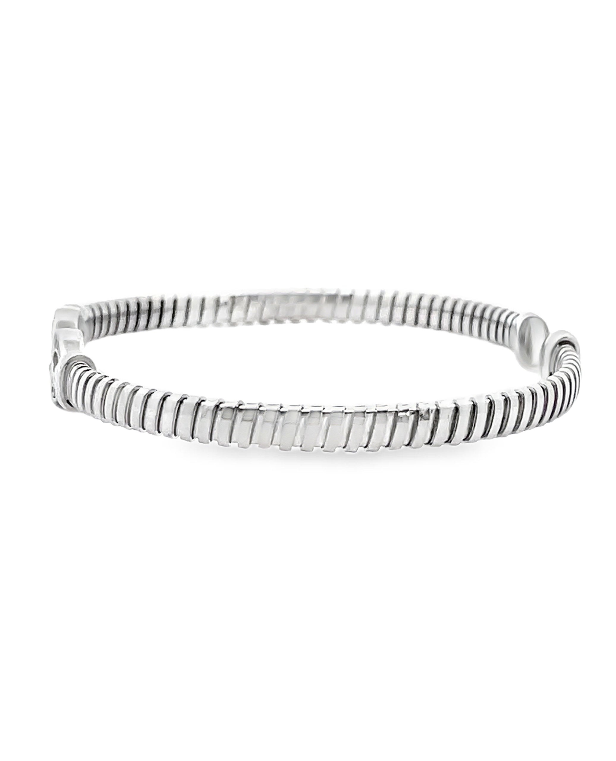 Marcello Pane BRJL 022 Sterling Silver Infinity Bangle Bracelet