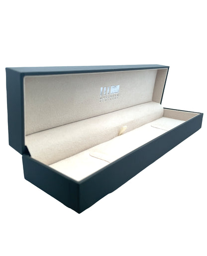 14K Yellow Gold Paperclip Bracelet with Diamonds