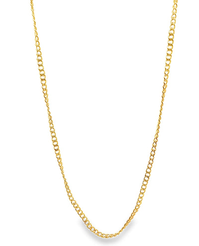 Gold-Filled Curb Chain Necklace