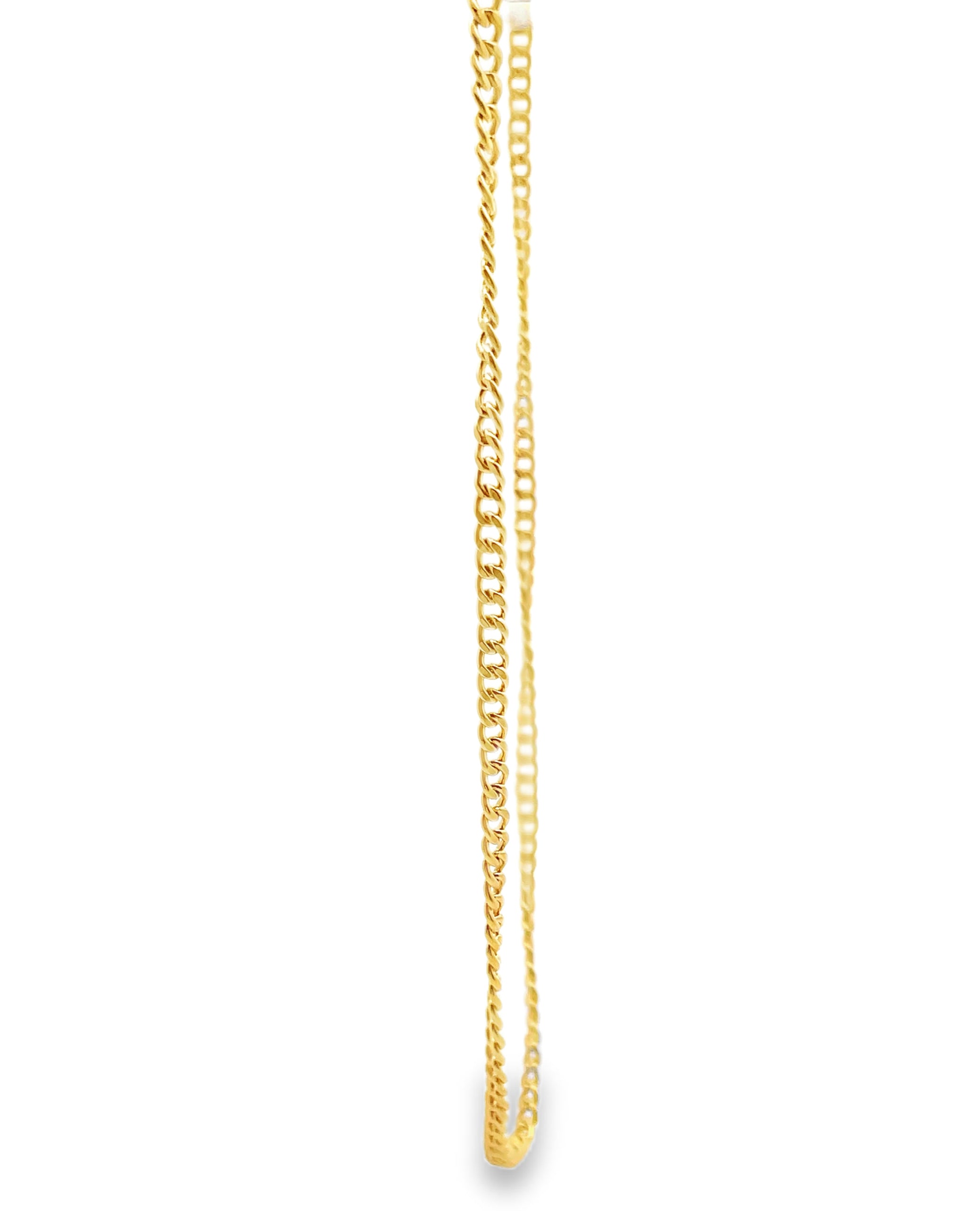 Gold-Filled Curb Chain Necklace