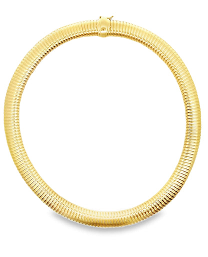 Marcello Pane CLFO 298G Sterling Silver Necklace with Gold Overlay