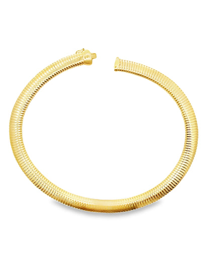 Marcello Pane CLFO 298G Sterling Silver Necklace with Gold Overlay