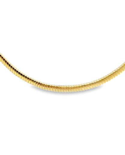 Marcello Pane Sterling Silver Necklace with 18K Yellow Gold Overlay
