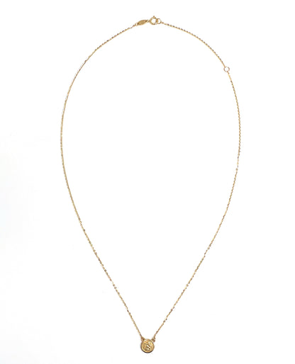 14K Yellow Gold Angel Necklace