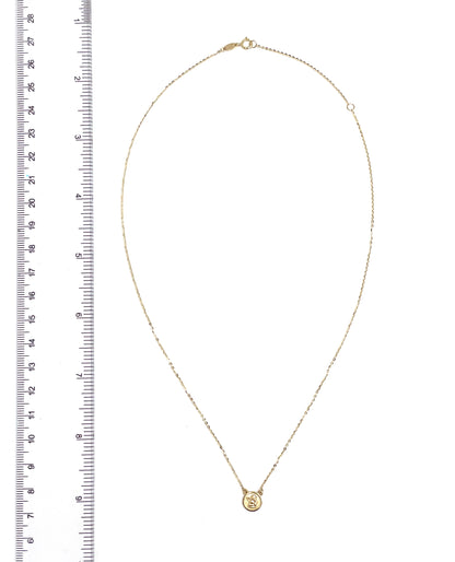 14K Yellow Gold Angel Necklace