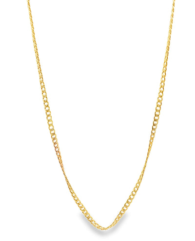Gold-Filled Curb Chain Necklace