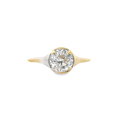 14K Yellow Gold Solitaire Engagement Ring
