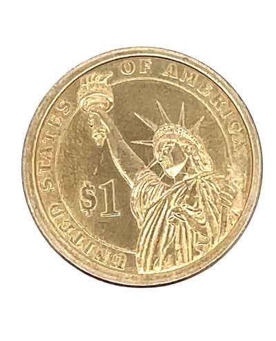 One Dollar Coin with Diamond Eyes - Abraham Lincoln