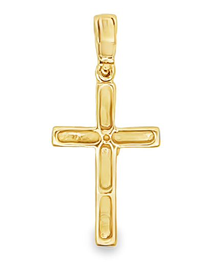 14K Yellow Gold Latin Cross