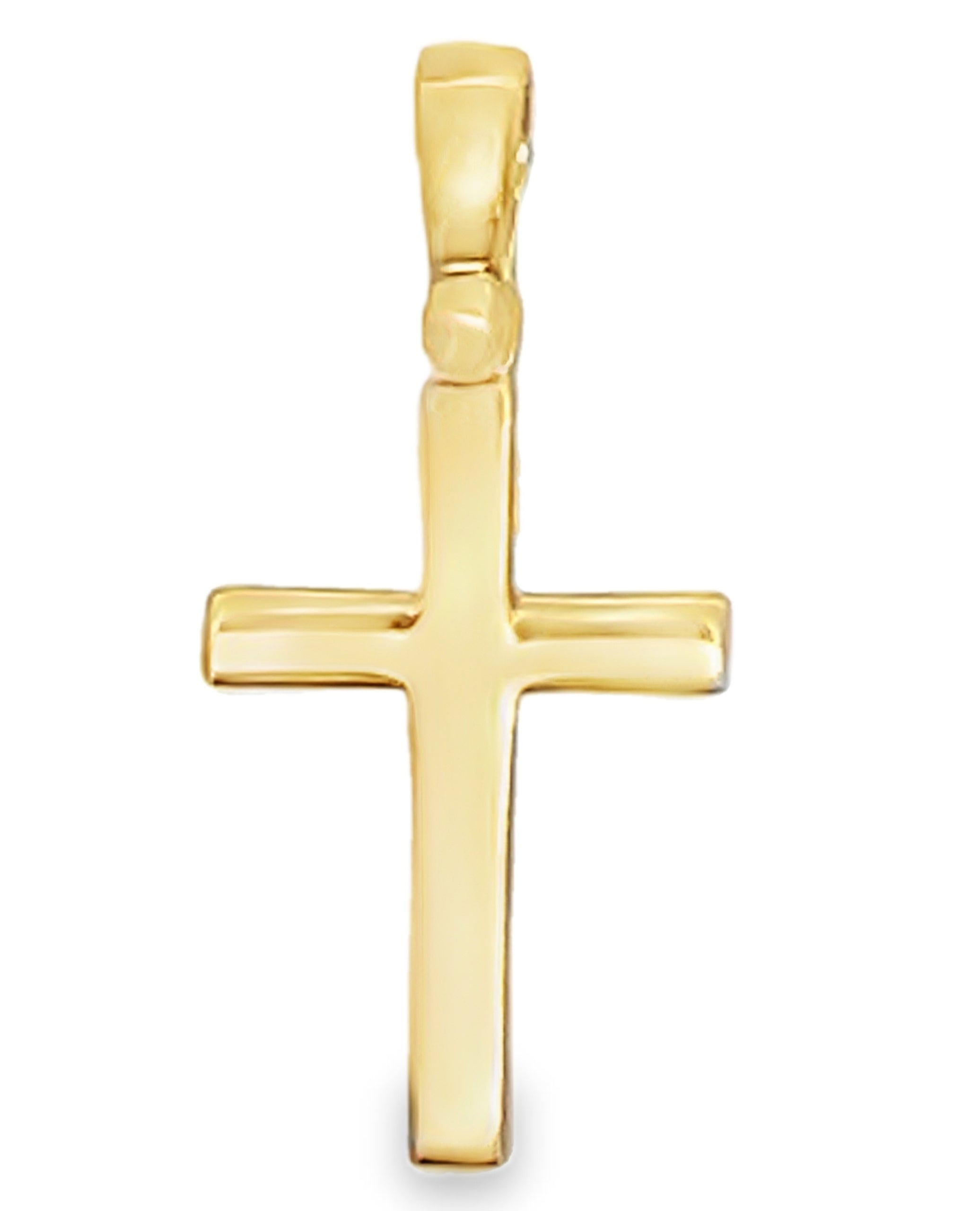 14K Yellow Gold Latin Cross