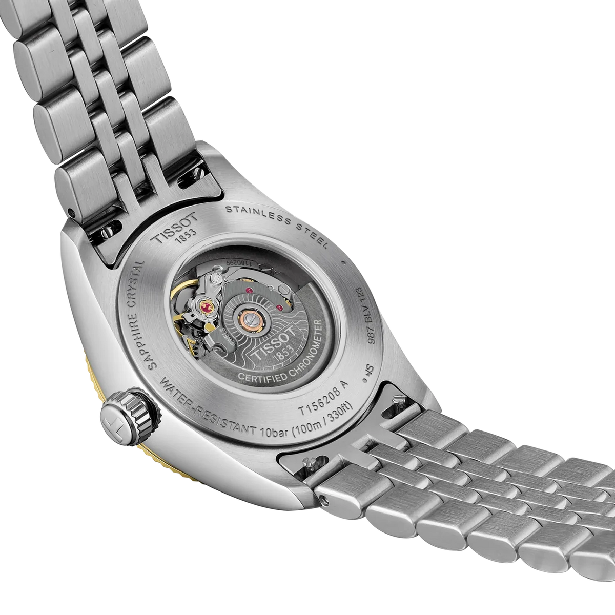 Tissot T156.208.22.033.01 Ballade Two-Tone Gold and Silver Color 30MM with Swiss Automatic Movement
