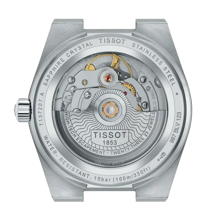 Tissot PRX 35mm Powermatic 80 Swiss Automatic Watch with Ice Blue Dial