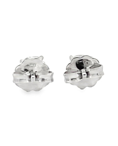 14K White Gold Diamond Martini Studs- 0.65 carat